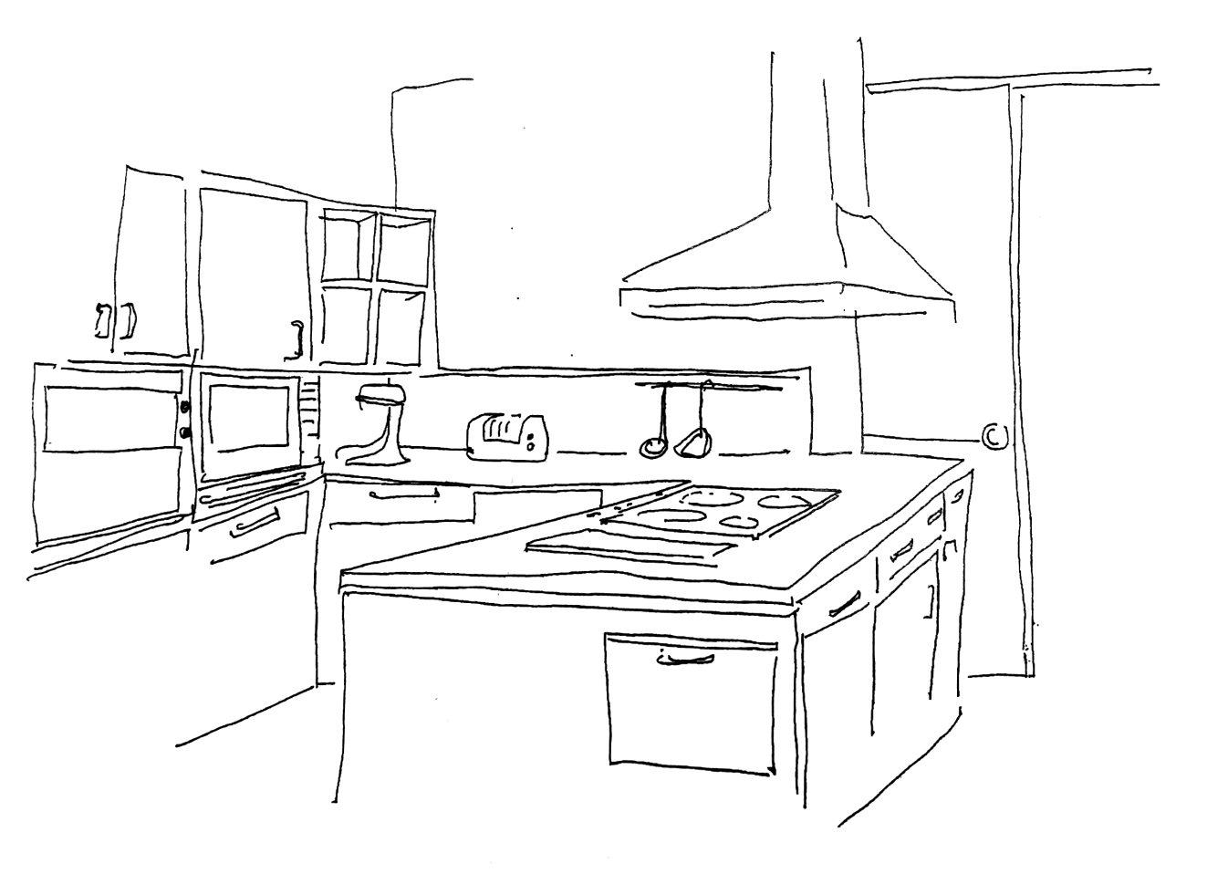 ADEK keuken tekening