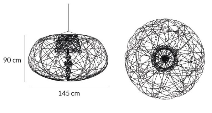 Lightornament ceiling lighting apus large measurements Lightornament ceiling lighting apus large measurements, carbon decoration