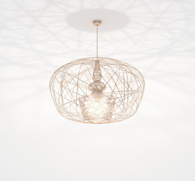 Lichtornament plafondverlichting cetus medium goud Lichtornament plafondverlichting cetus medium goud, carbon decoratie
