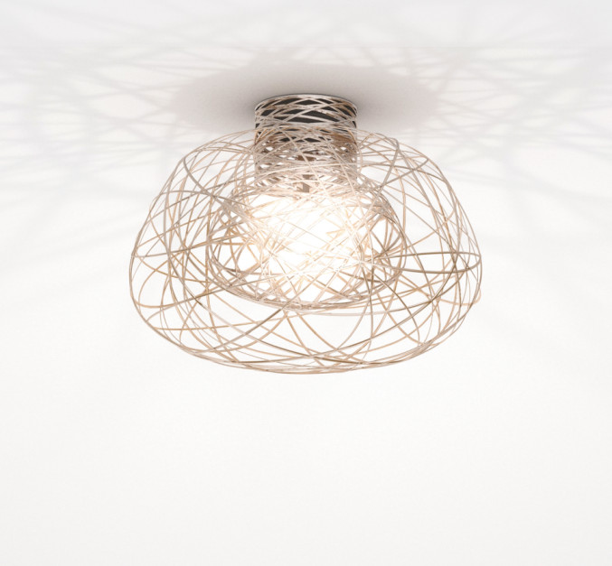 lichtornament plafondverlichting indus goud, carbon decoratie