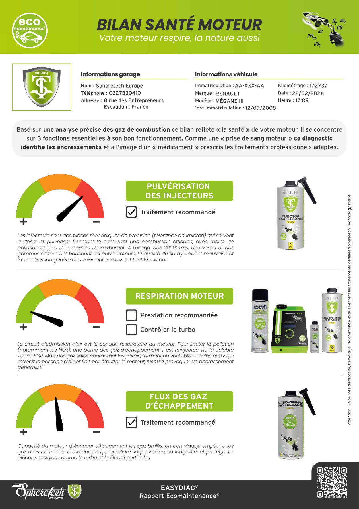 Spheretech_Rapport Easydiag_complété