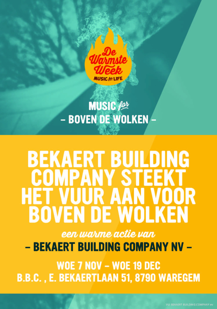 MUSIC FOR LIFE / DE WARMSTE WEEK affiche MUSIC FOR LIFE / DE WARMSTE WEEK