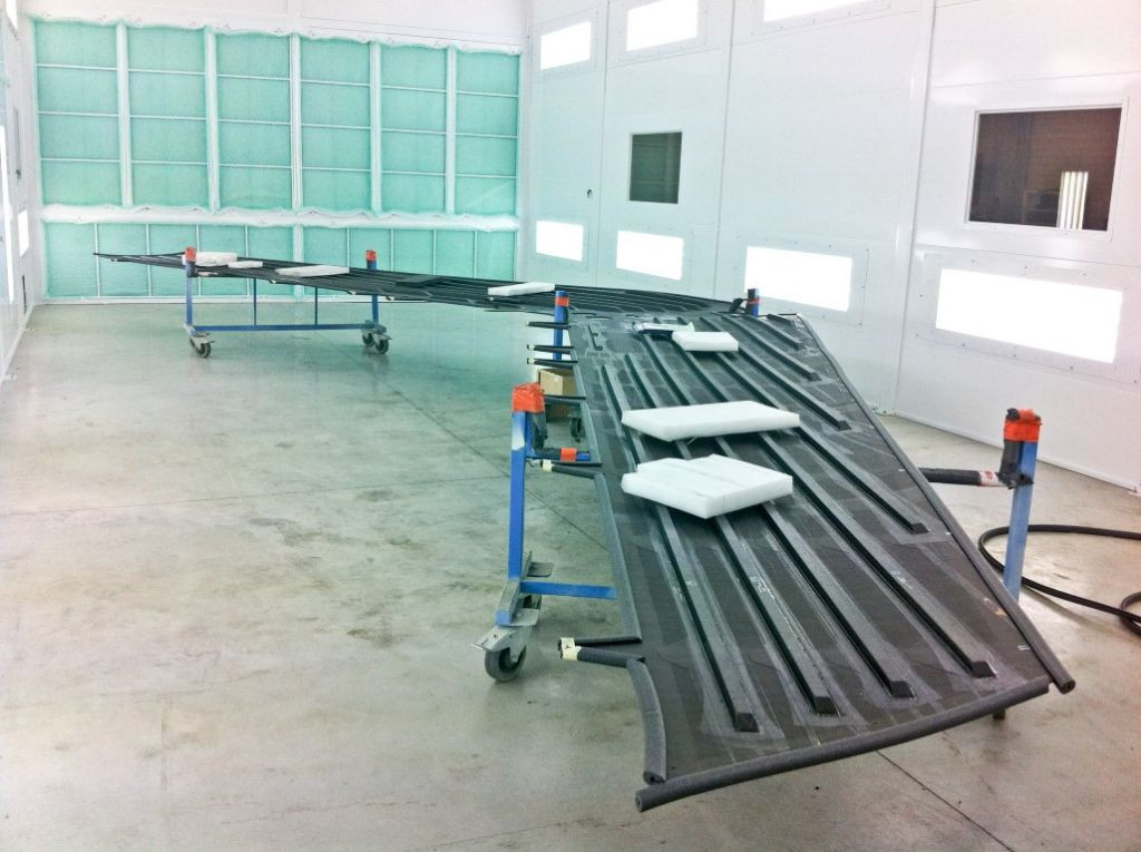 Spuitcabine voor vliegtuigindustrie Spuitcabine voor vliegtuigindustrie