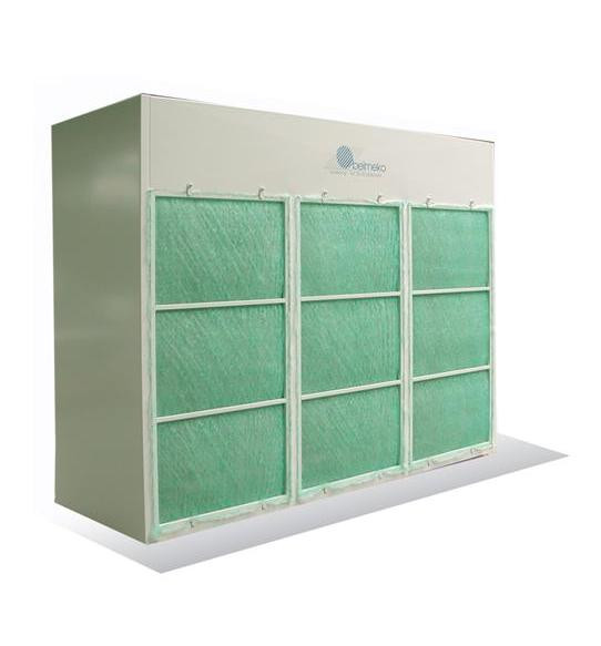 Cabine à filtre en fibre de verre et 3m largeur Cabine à filtre en fibre de verre et 3m largeur