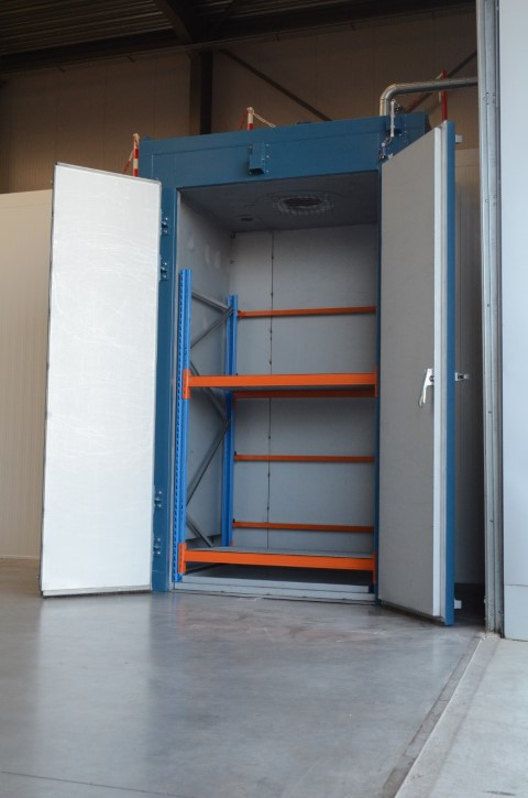 opwarmkamer IBC verticaal model - elektrische verwarming