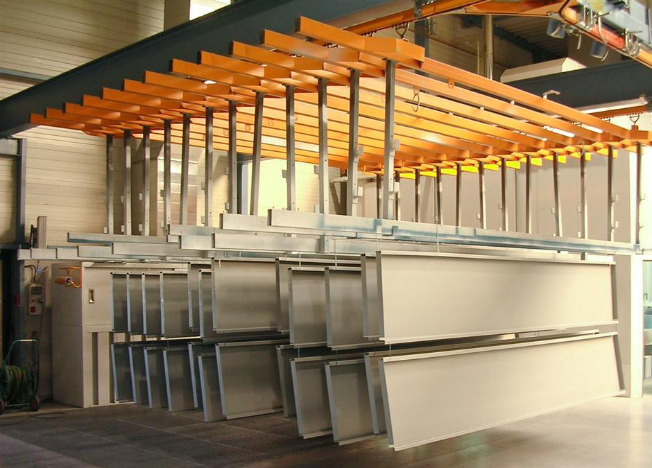 Big production buffer in manual overhead system Big production buffer in manual overhead system