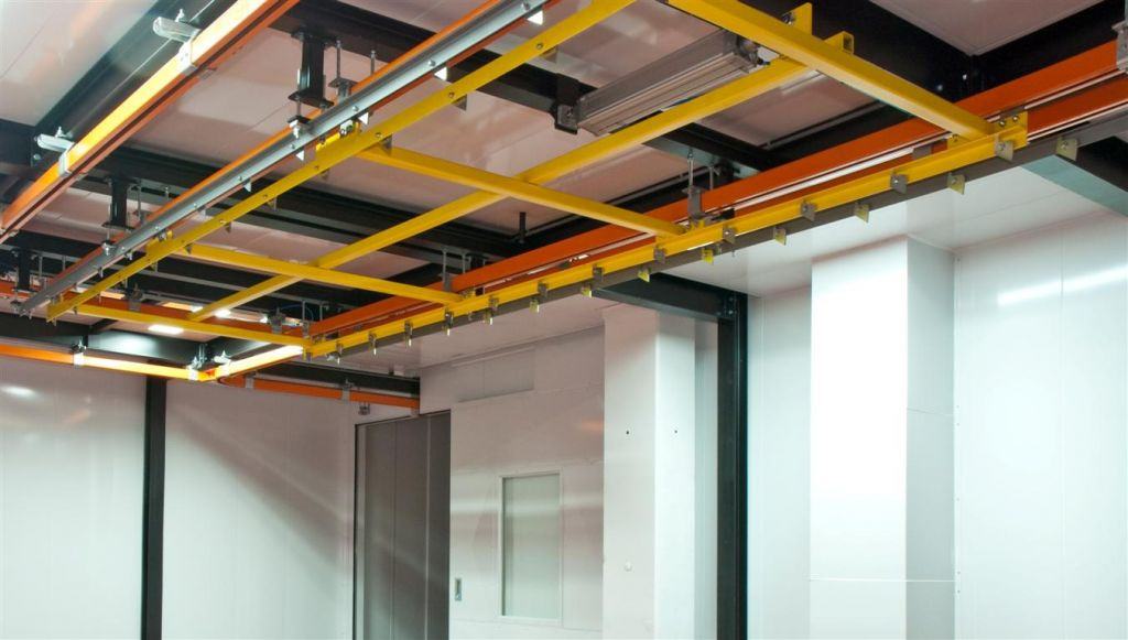 Automatic push system for manual rail Automatic push system for manual rail