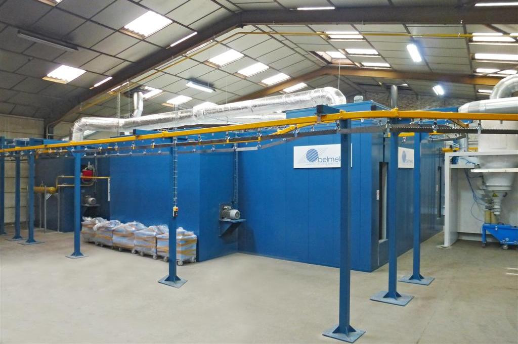 Open ended conveyor oven Open ended conveyor oven