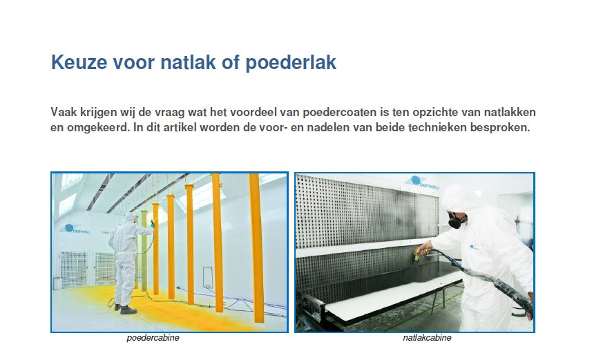 photo guide d'achat, natlak versus poederlak