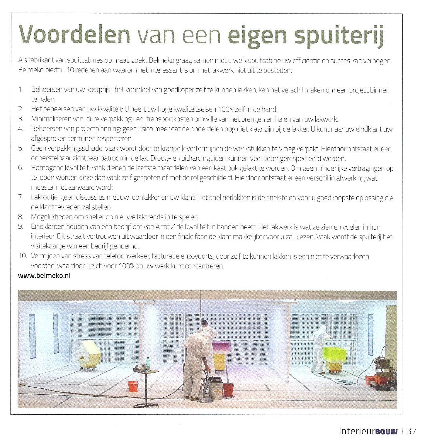 artikel interieurbouw, mei 16