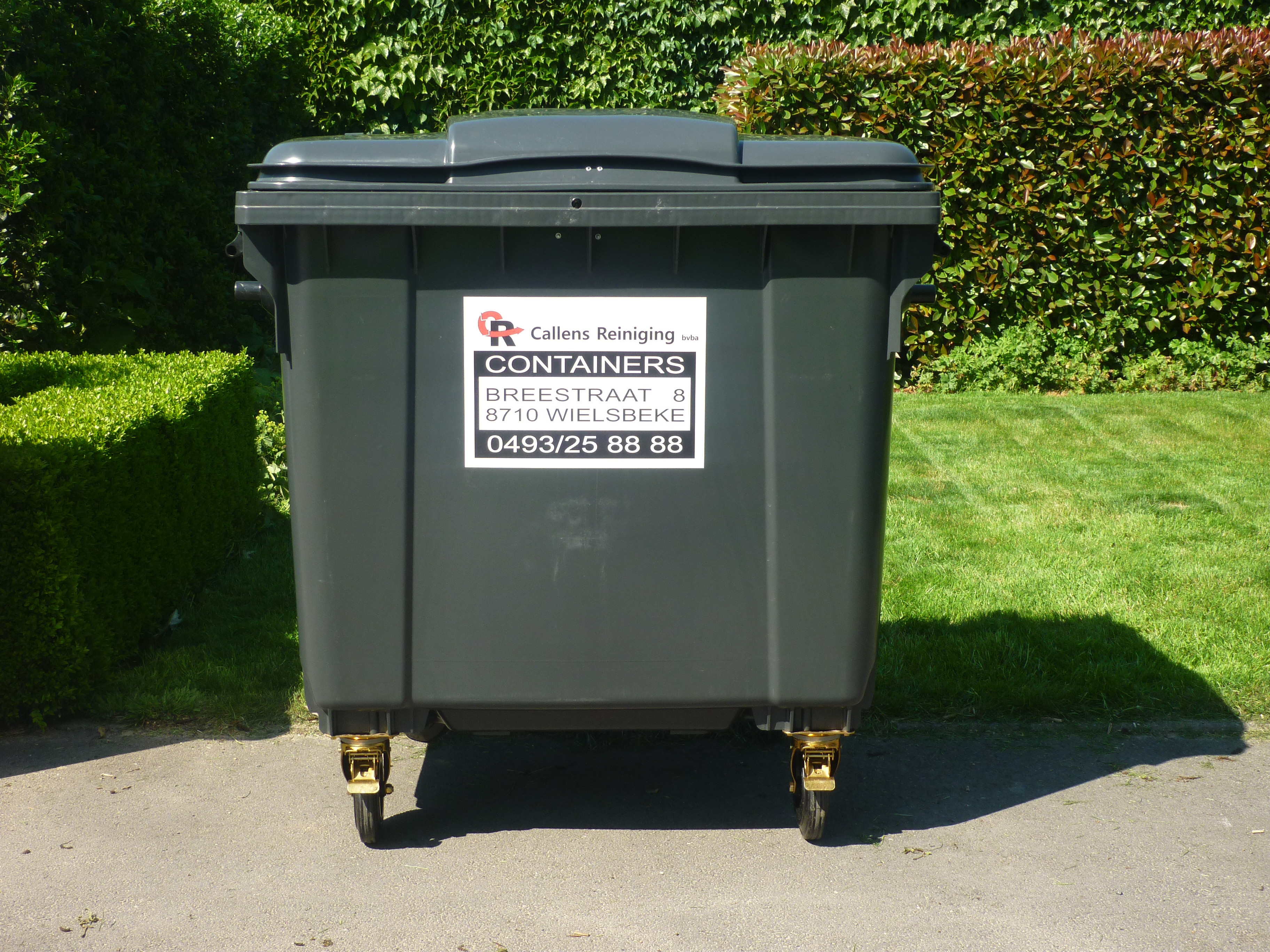 Rolcontainer 1100L voorkant
