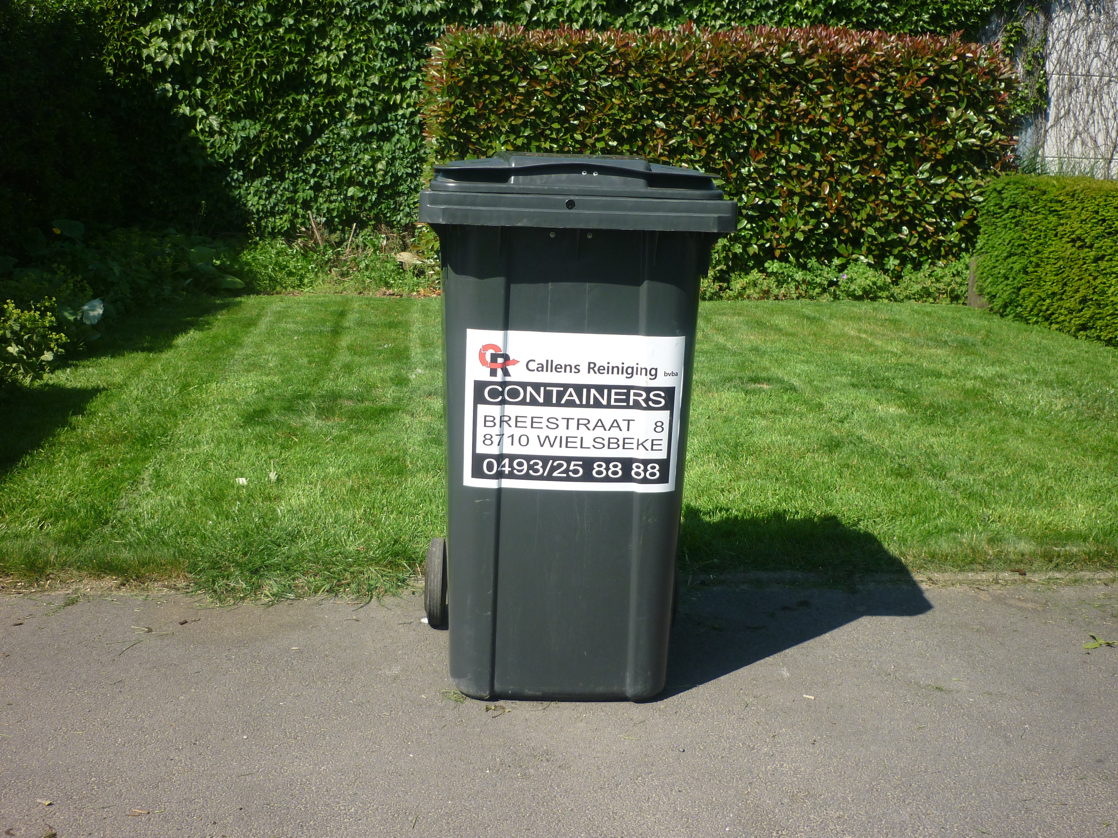 Rolcontainer 240L voorkant