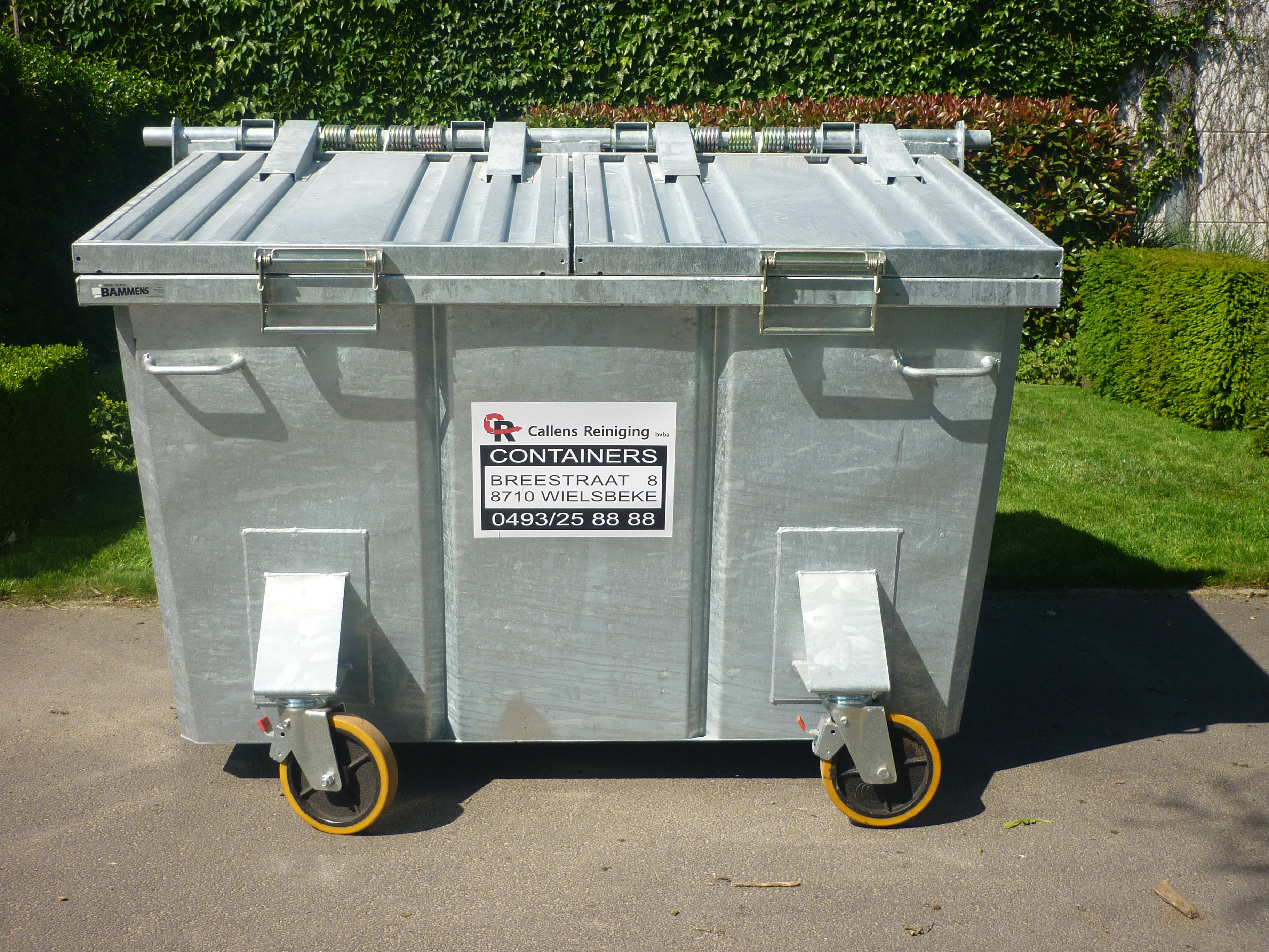 Rolcontainer 5000L voorkant