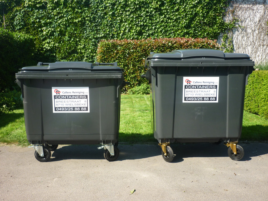 Rolcontainer 660L vs 1100L