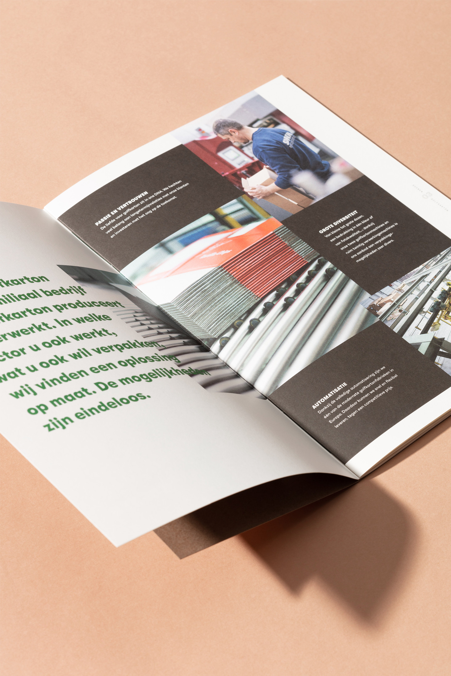 Storytelling en grafisch ontwerp voor b2b-brochure