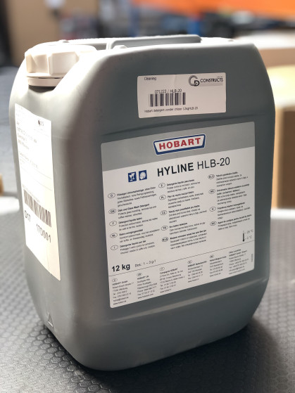 Hobart detergent zonder chloor 12kg HLB-20 Bistro reiniger Excellente verwijdering van zetmelen en vuil Goede reinigings...
