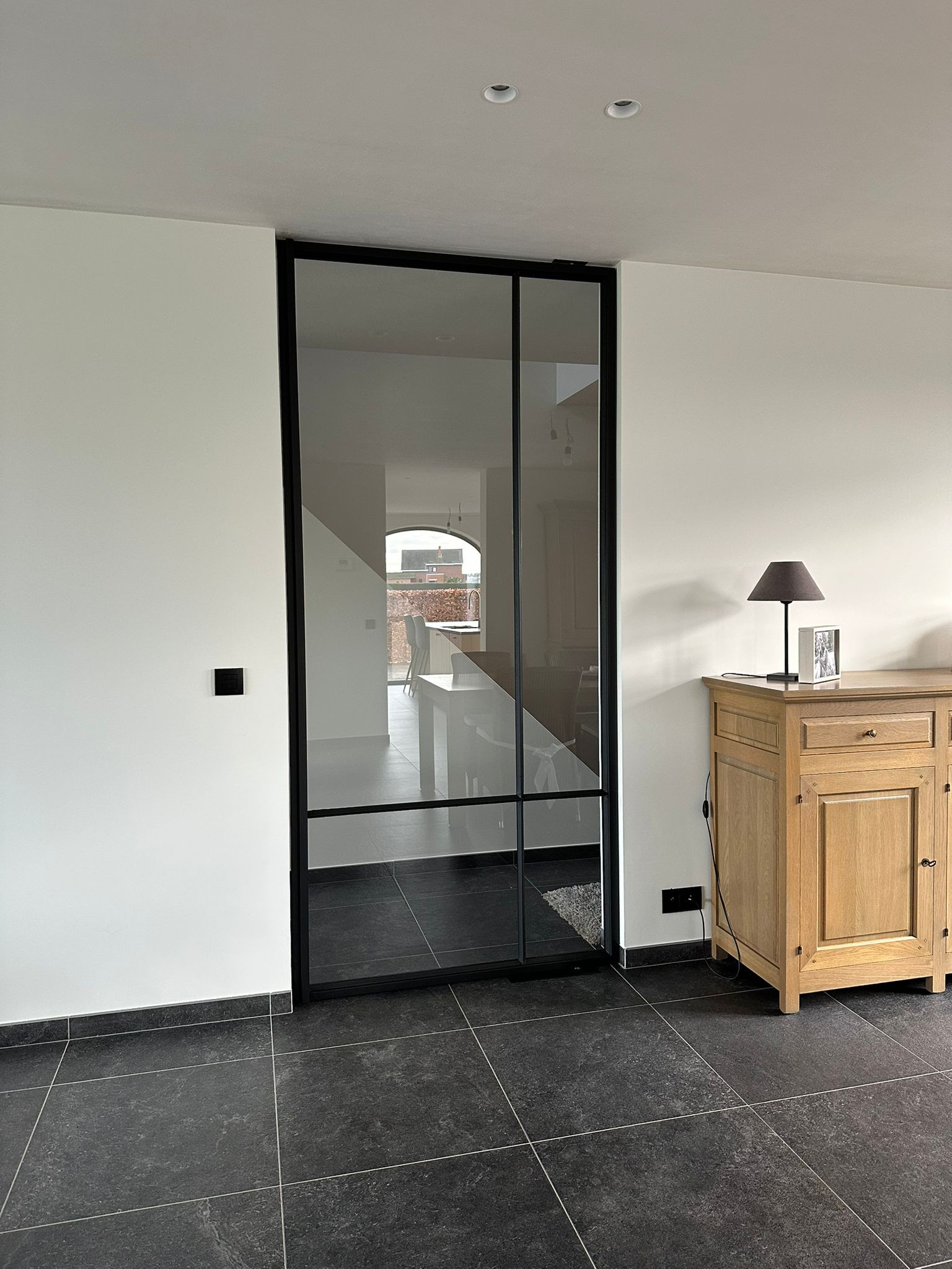 Steellookdeur in een landelijke woning