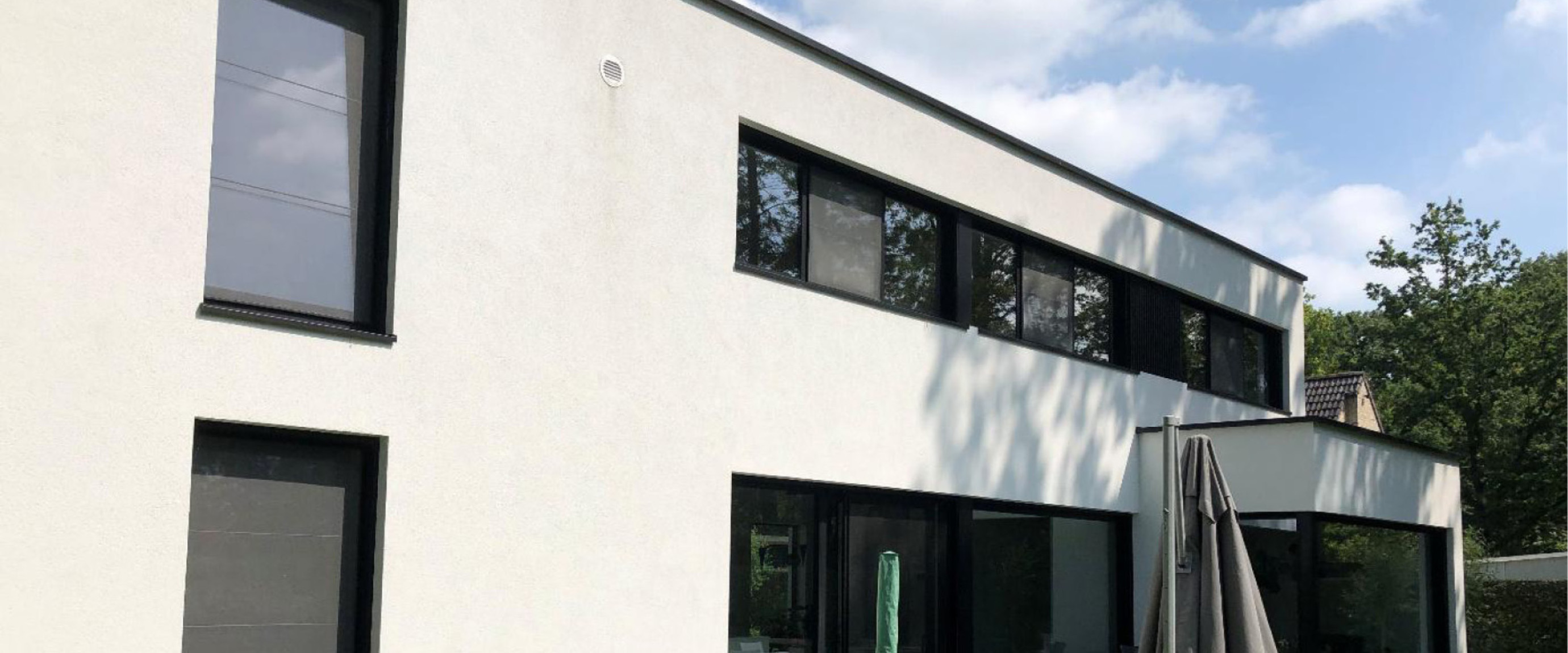 Vliegenraam, zonwering Zonnewering en vliegenraam tussen2