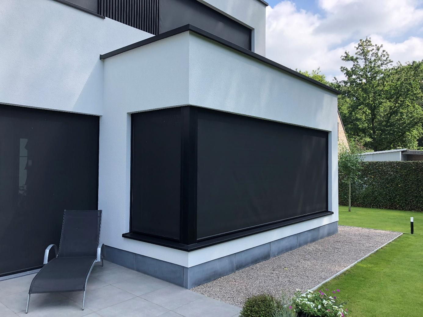 Screens of buitenzonwering op maat