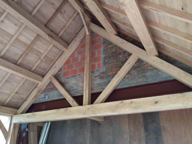 Spant eiken aanbouw - Cocquyt E&K in samenwerking met Cornelis Hout - 1