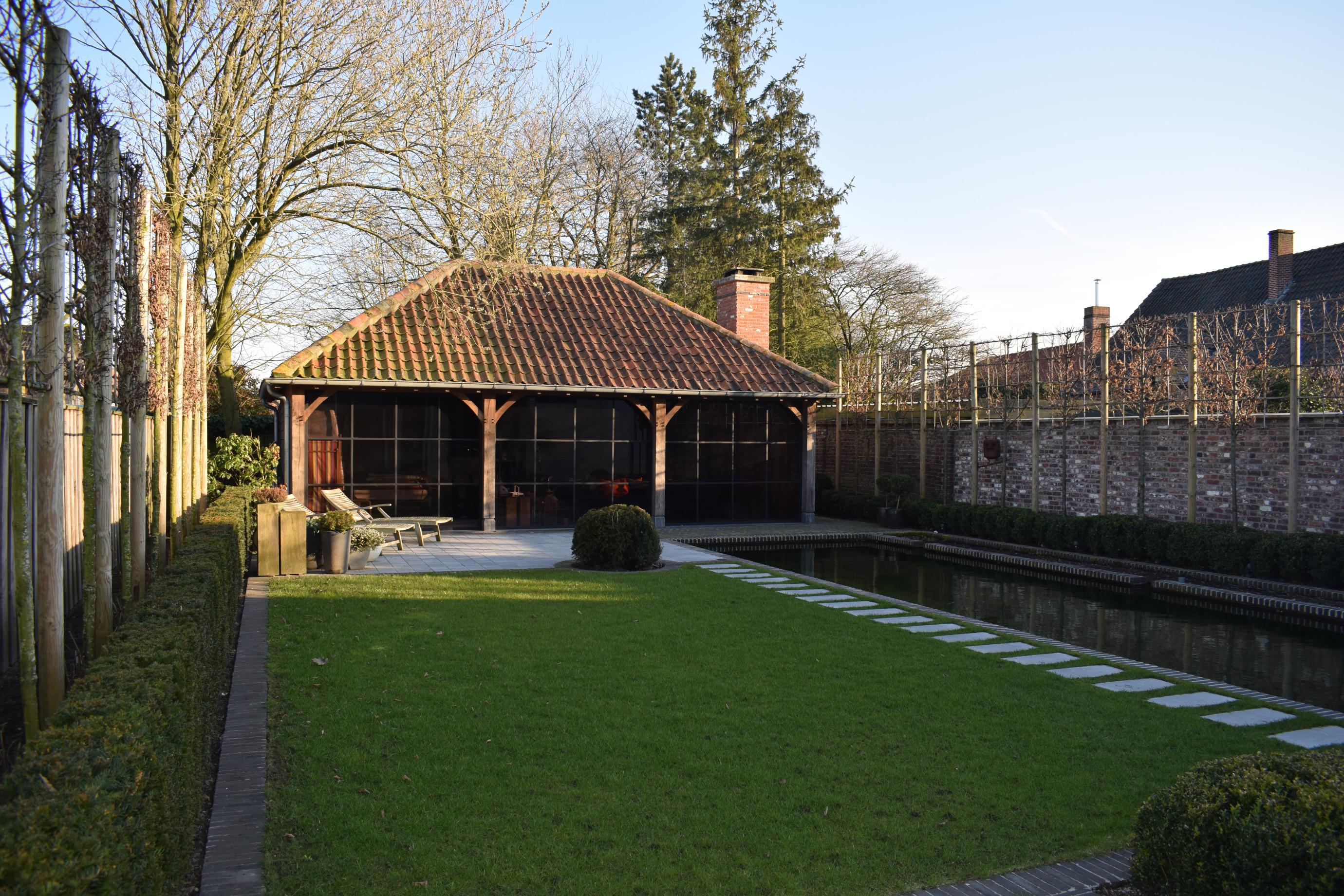 Eiken bijgebouw Sleidinge