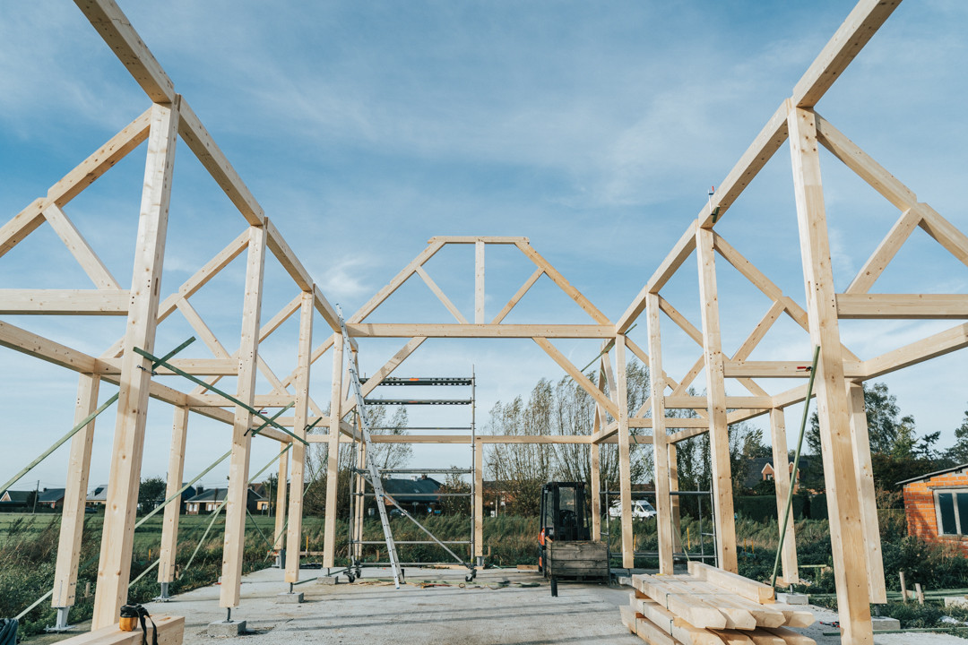 Renovatie hoeve - microbrouwerij opbouw