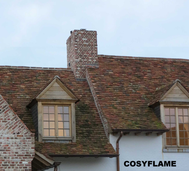 Cosyflame gepatenteerde Discreto schouwkap