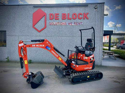 1004 - Minigraver 1,5t Kubota U17-3