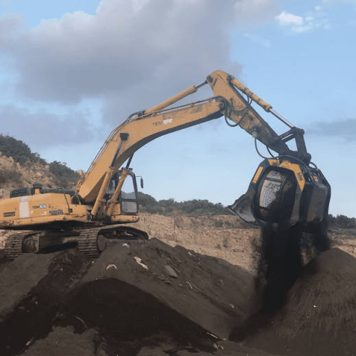 1495 - Trommelzeefbak 20-35 ton CW40-CW45 MB-S18 S4 1