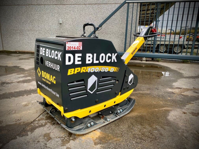2014 - Trilplaat 710 kg Bomag BPR100-80 D 2