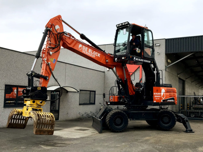 Doosan DX210W-5 verhoogde cabine
