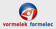 Logo Vormelek Formelec Logo Vormelek Formelec Grijze achtergrond