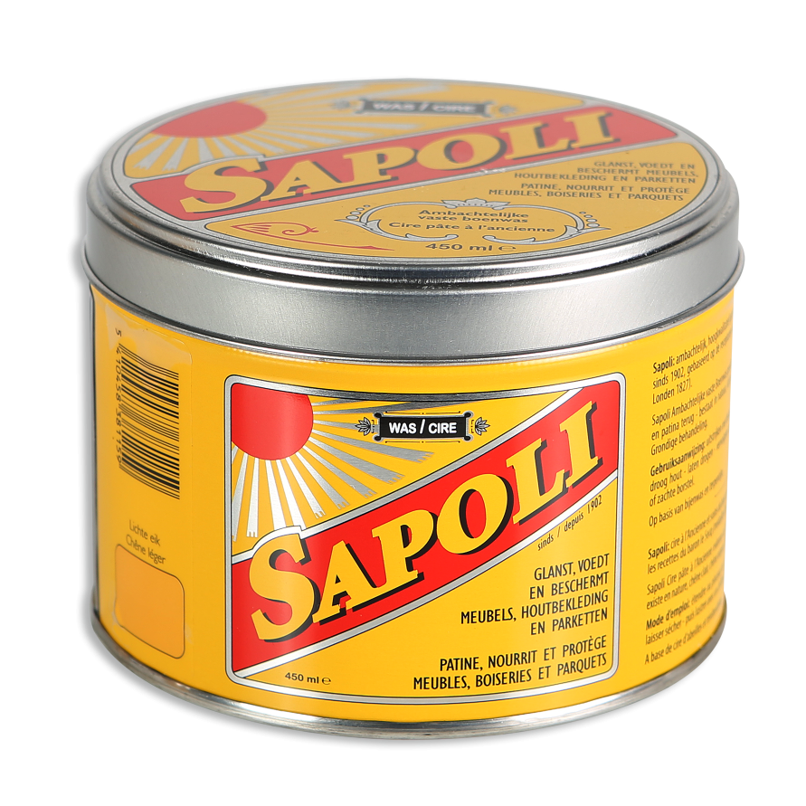 SAPOLI SOLID WAX LIGHT OAK