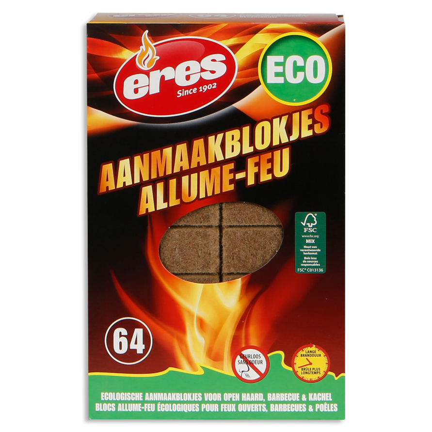ECO AANMAAKBLOKJES 64 stuks