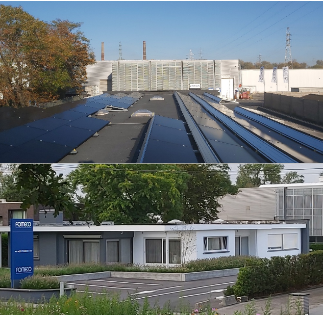 zonnepanelen nieuwe kantoren