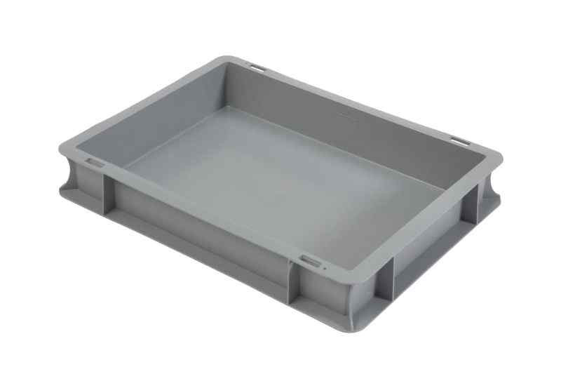 Stapelbare euronorm bak, gesloten bodem en wanden - 400x300 mm - E4307-1100