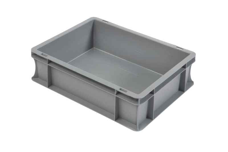 Stapelbare euronorm bak, gesloten bodem en wanden - 400x300 mm - E4312-1100