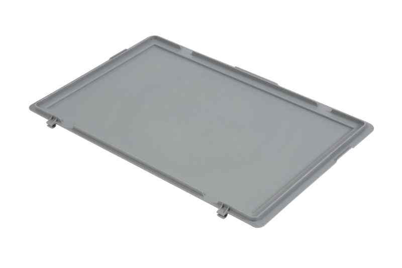 Lid for boxes 600 x 400 mm, lid with hinges - Lids - E6401-46