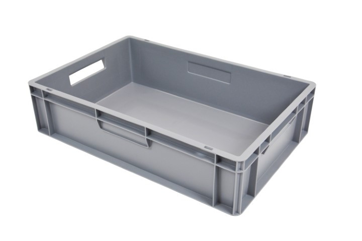 Bac gerbable norme europe, fond & parois pleines - Bac de rangement - E6415-5120