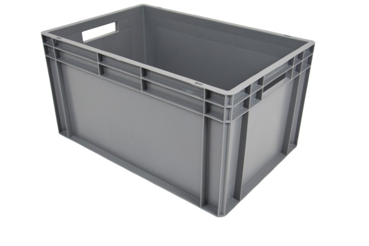 Bac gerbable norme europe, fond & parois pleines - Bac de rangement - E6432-5120