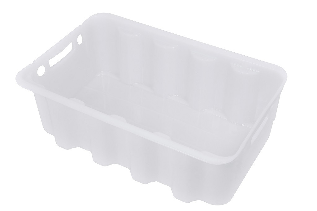 Stapelbare en 70 % nestbare krat, voor speciale diepvries toepassingen - 80% nestbaar bi-color - EC6420-5120