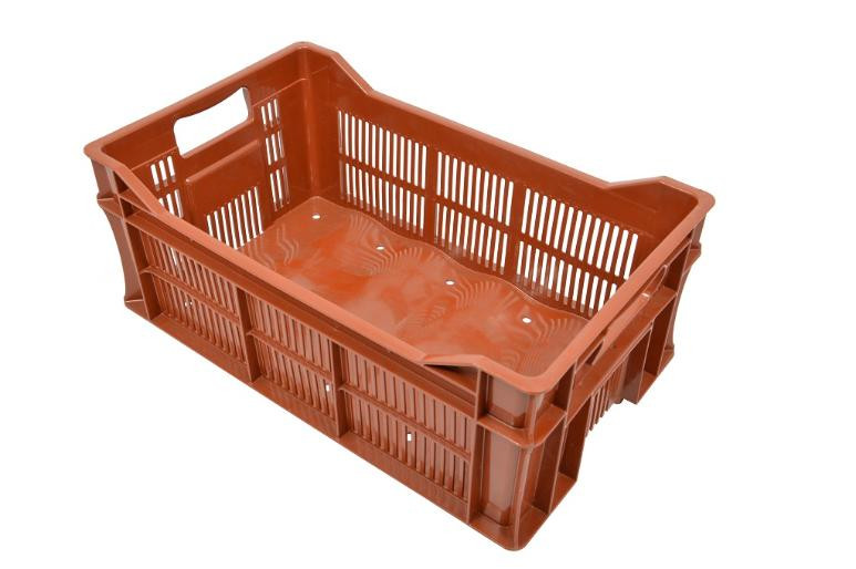 Stackable box, solid waved bottom & ventilated sides - Agricultural - BF5320-9020