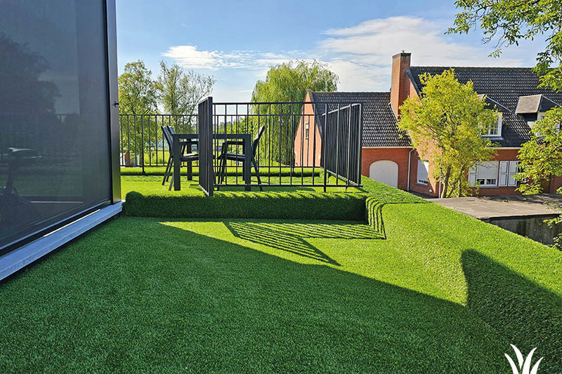 Kunstgras geschikt voor een terras, appartement (balkon) of dak Kunstgras geschikt voor een terras, appartement (balkon) of dak