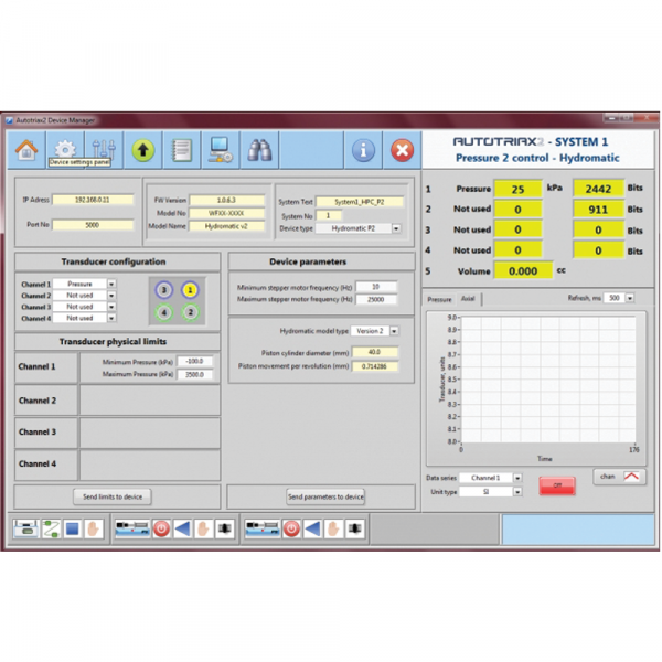 Automatic Triaxial Tests System - AUTOTRIAX EmS4