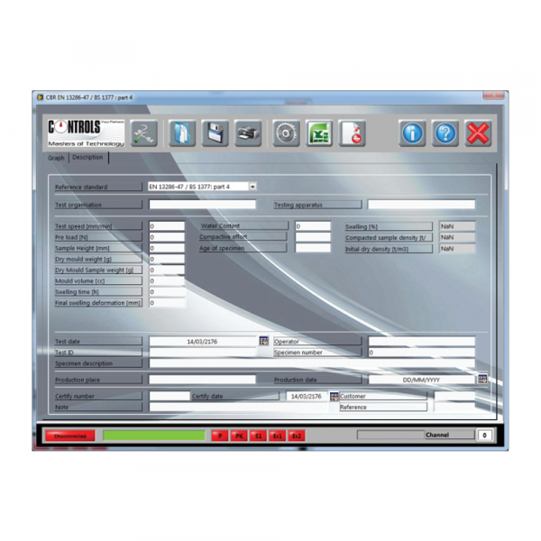 PC Software for CBR, Marshall, Indirect Tensile and Universal Tests0