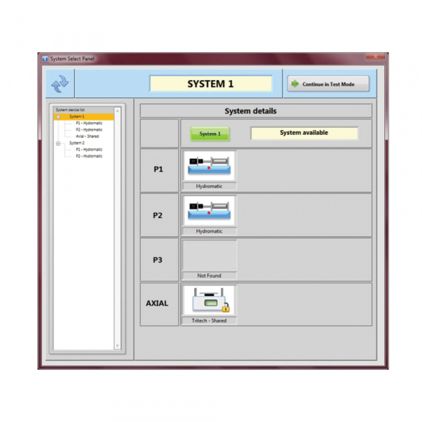 Pressure and volume controller for triaxial tests - AUTOTRIAX EmS1