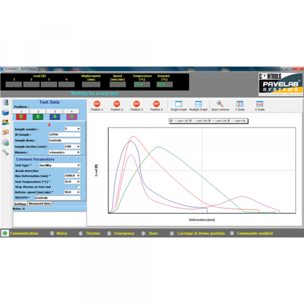 Research Ductilometer for Force Ductility Test on Standard and Modified Bitumen - DUCTIMETER5