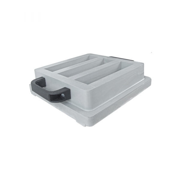 Three Gang Plastic Moulds 40x40x160 mm0