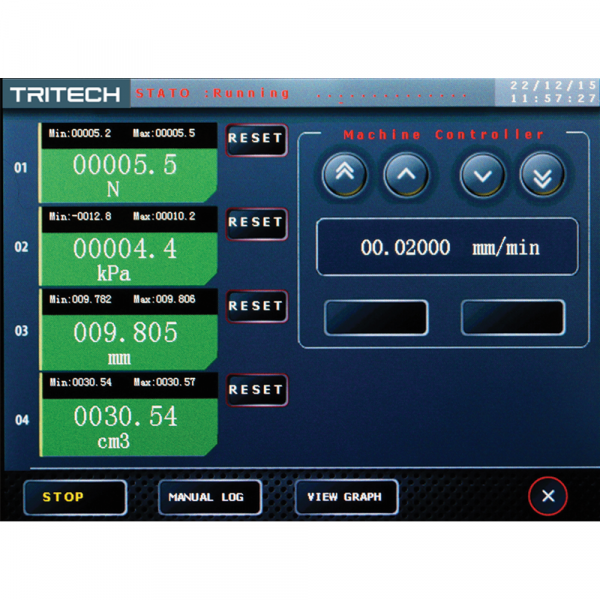 Triaxial Load Frame TRITECH with 4 Built-In Channels9