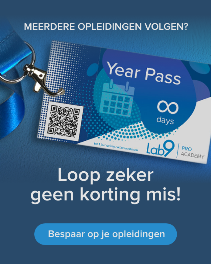 Navigatiebanner kortingen opleidingen